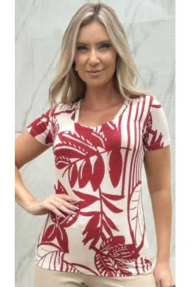 034287  Blusa Ramany Estampada